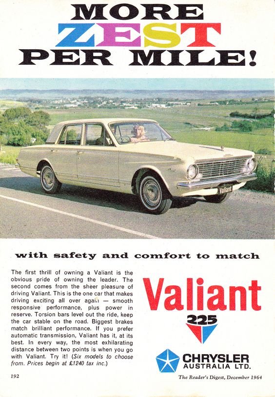 1964 Chrysler Valiant AP5 225 Regal